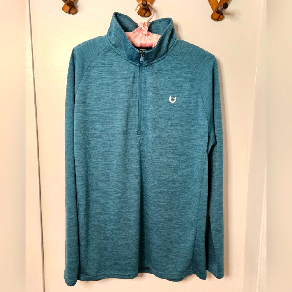NORTHYARD Mens Medium Running Shirt Long Sleeve Performance‎ 1/4 Zip Pullover